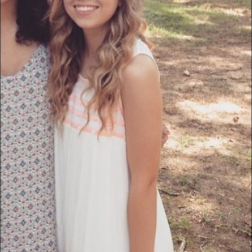 White sun dress